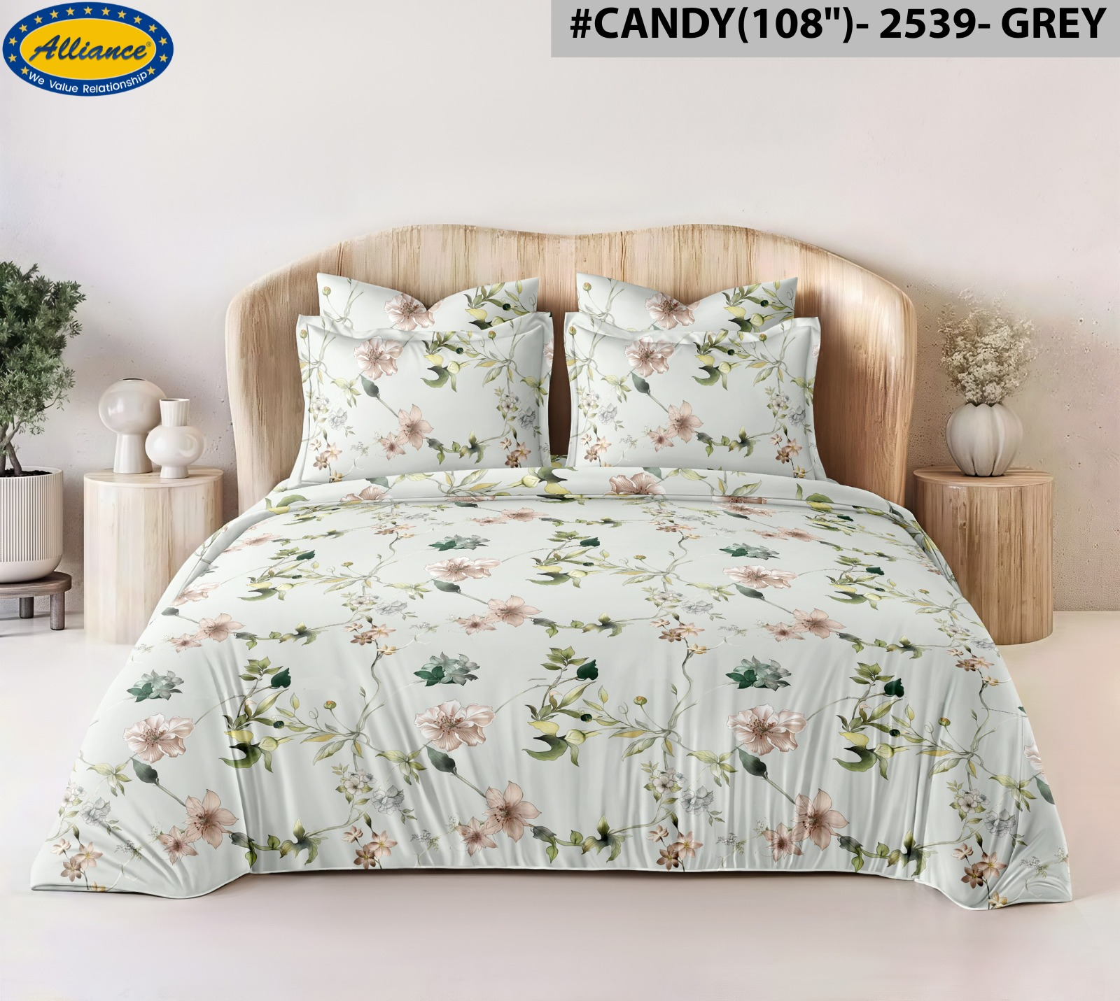 Cotton Blend Customised Fitted Bed Sheet