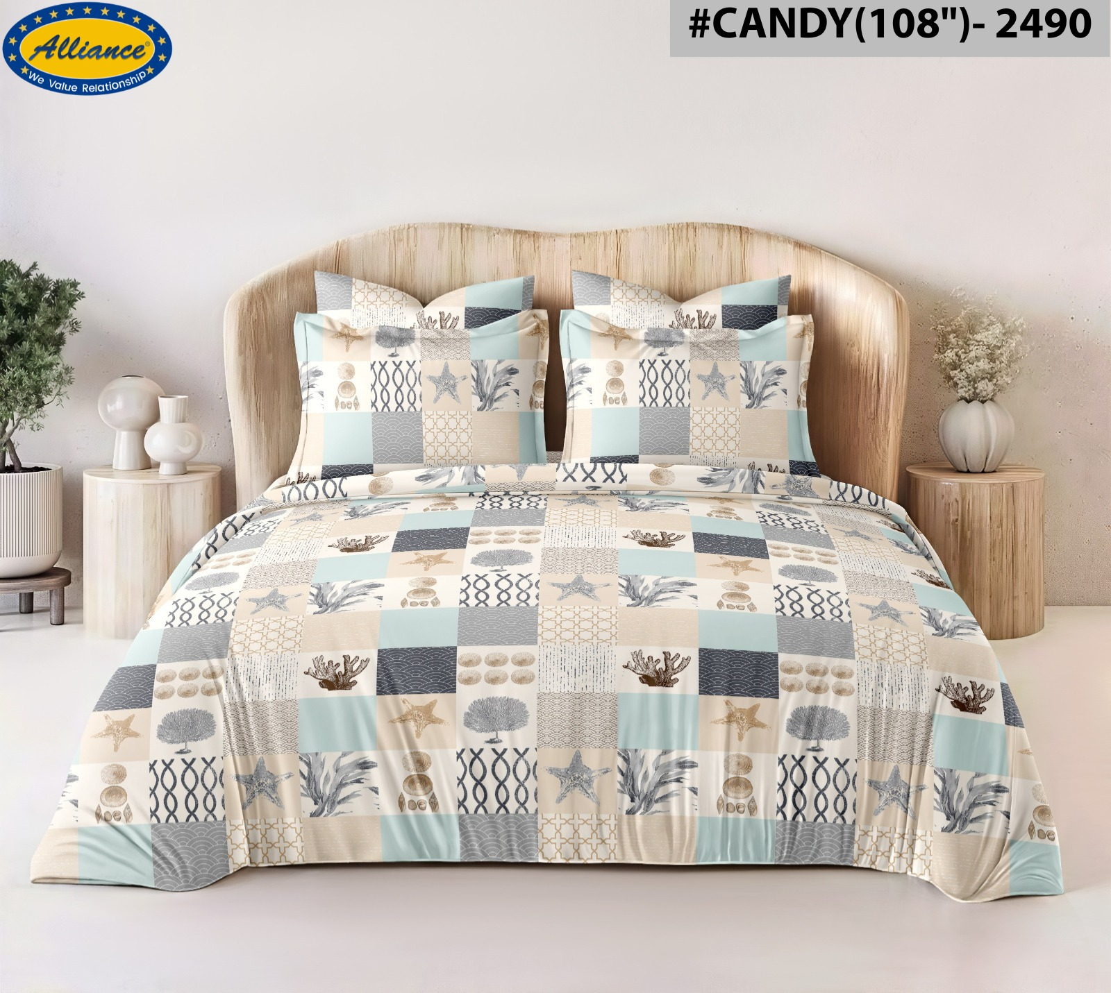 Cotton Blend Customised Fitted Bed Sheet – Royal Mantel