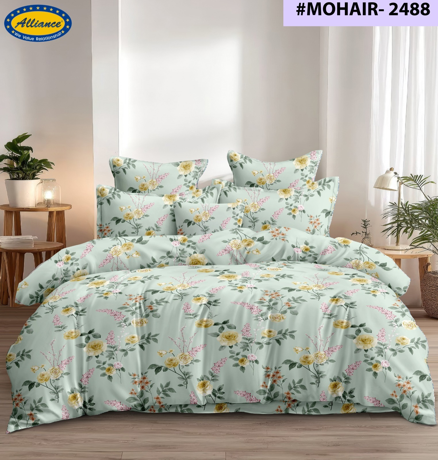 Cotton Blend Customised Fitted Bed Sheet – Royal Mantel
