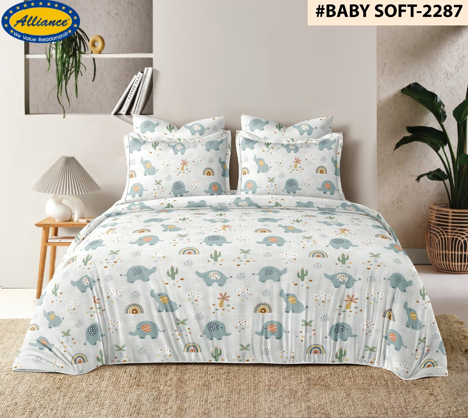 Cotton Blend Customised Fitted Bed Sheet – Royal Mantel