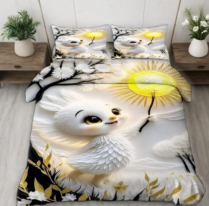 7D Bedspread Queen 90x100 Inch – Royal Mantel