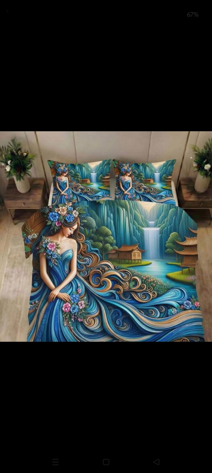 7D Bedspread Queen 90x100 Inch – Royal Mantel
