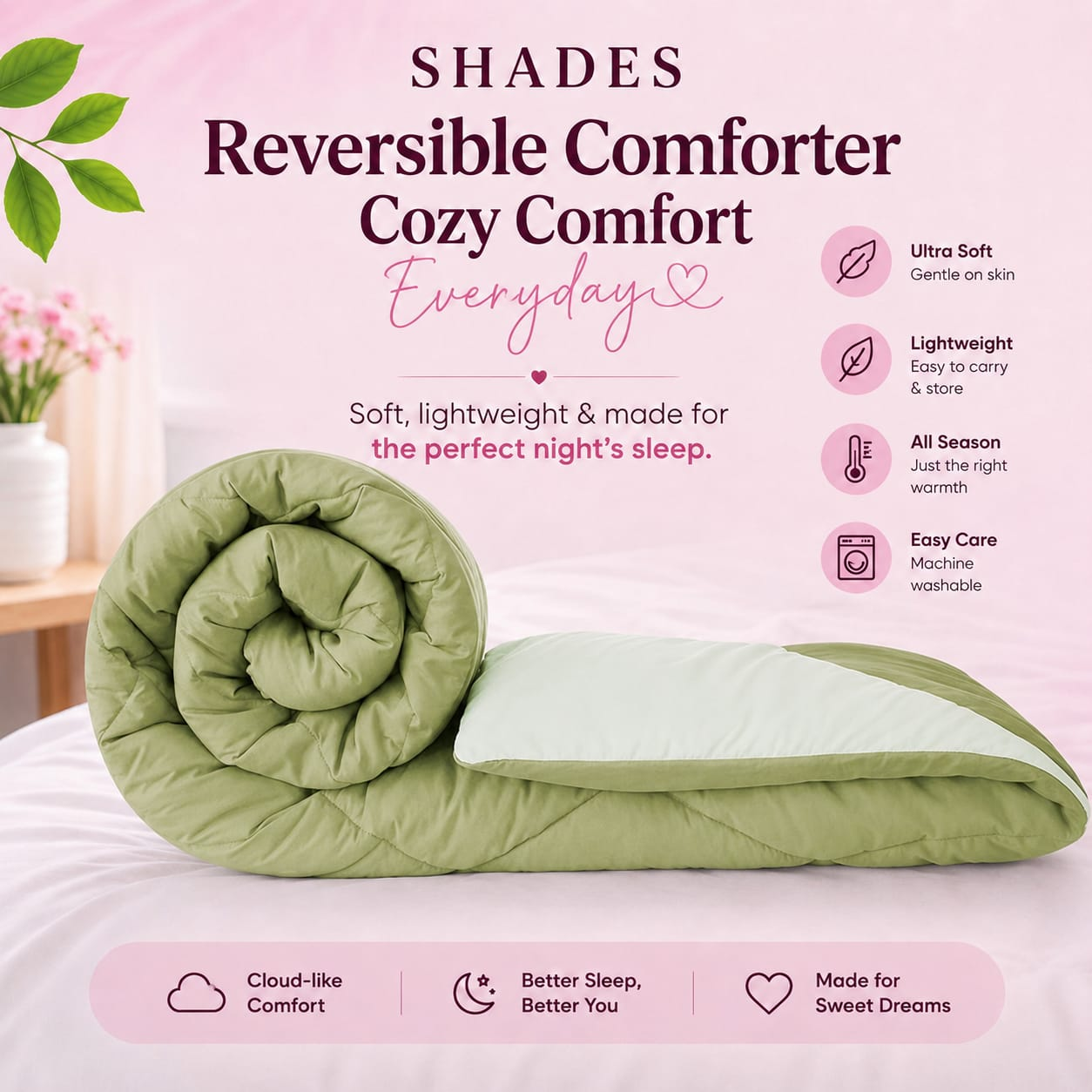 Comforter Double-Green – Royal Mantel
