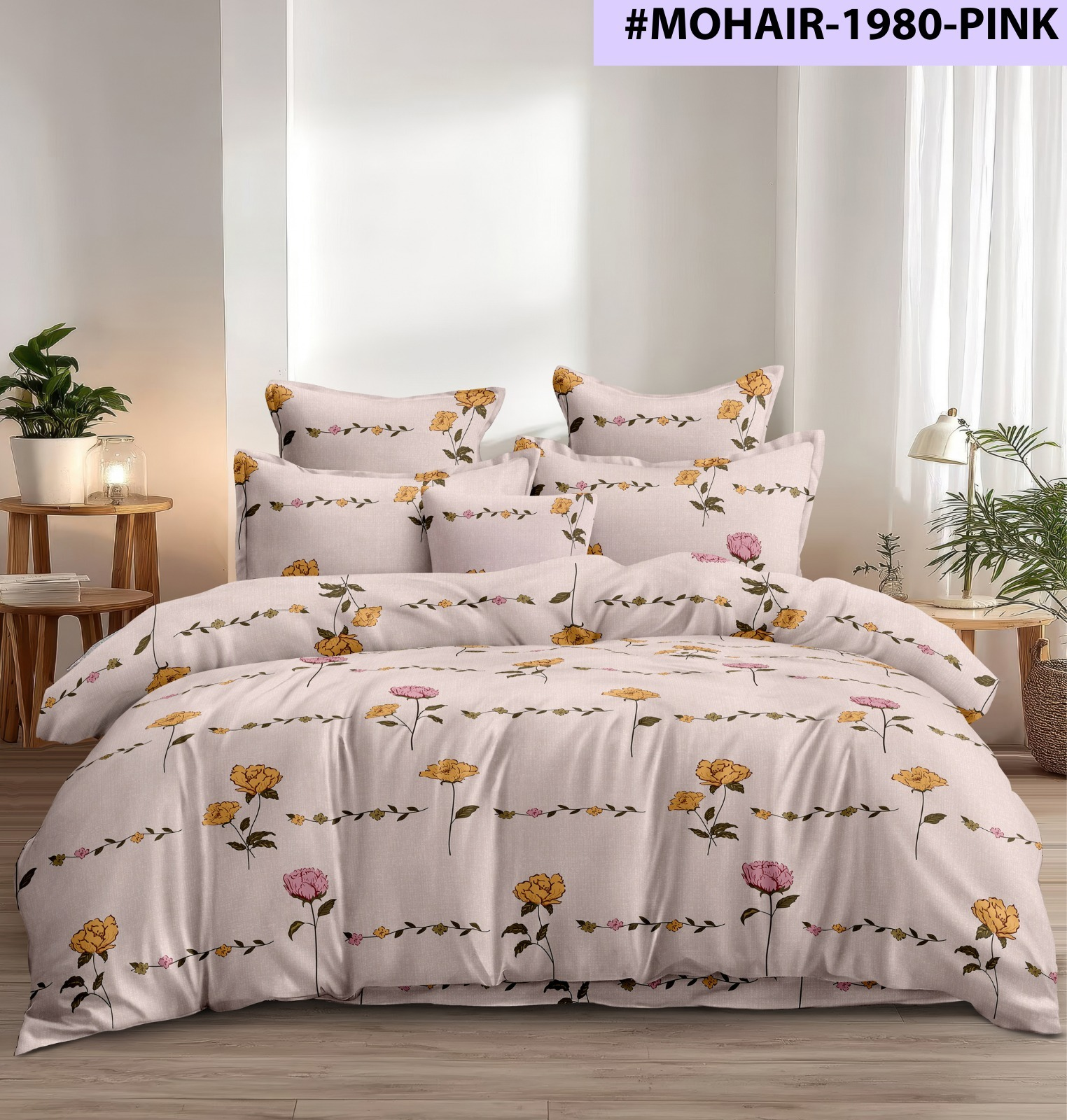 Cotton Blend Customised Zipper Bed Cover