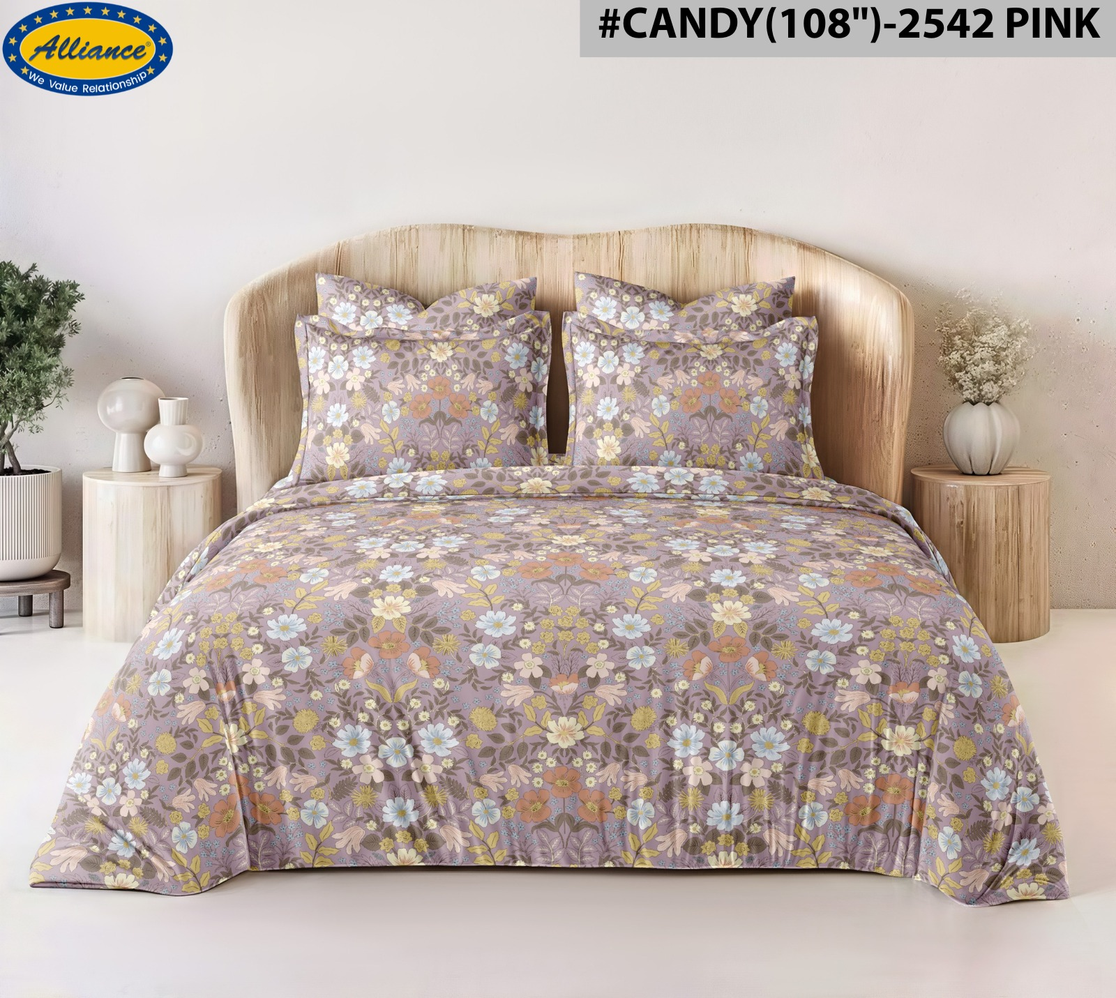 Cotton Blend Customised Zipper Bed Cover – Royal Mantel